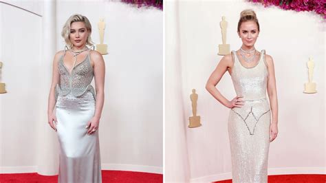 emily.blunt oscars dress|florence pugh dress oscars 2024.